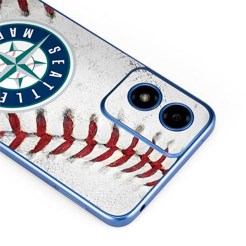 MLB Seattle Mariners Game Ball Moto G Play 4G (2024) Skin