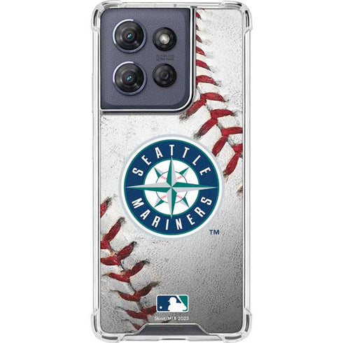 MLB Seattle Mariners Game Ball Moto G Stylus 5G (2025) Clear Case