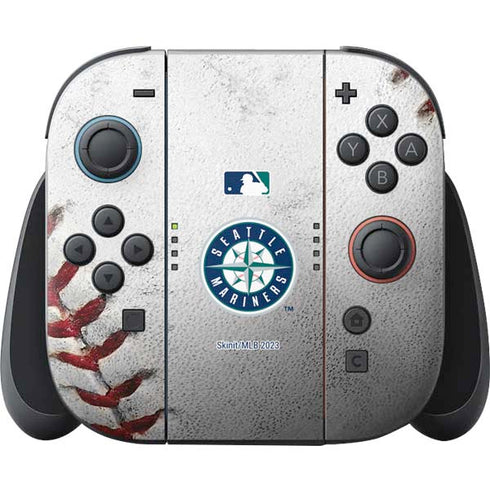 MLB Seattle Mariners Game Ball Nintendo Skins