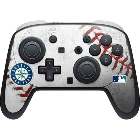 MLB Seattle Mariners Game Ball Nintendo Switch 2 (2025) Pro Controller Skin