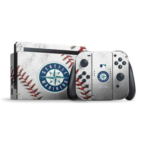 MLB Seattle Mariners Game Ball Nintendo Skins