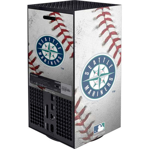 MLB Seattle Mariners Game Ball XBox Series X Digital Edition Console Skin