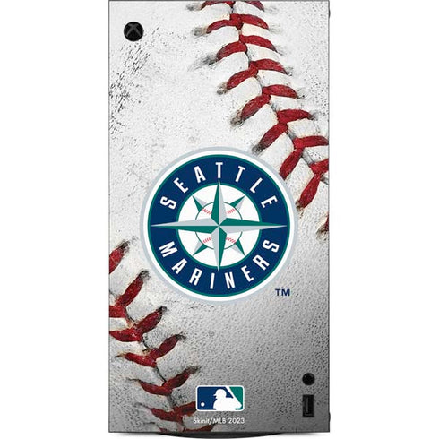 MLB Seattle Mariners Game Ball XBox Series X Digital Edition Console Skin