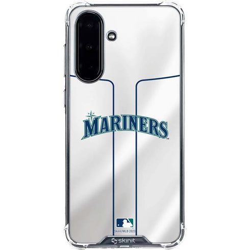 MLB Seattle Mariners Home Jersey Galaxy A36 5G Clear Case