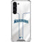 MLB Seattle Mariners Home Jersey Galaxy S24 FE Clear Case