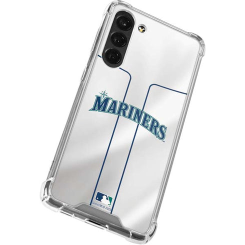 MLB Seattle Mariners Home Jersey Galaxy S24 FE Clear Case