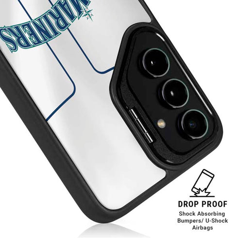 MLB Seattle Mariners Home Jersey Galaxy S25 Ultra Kickstand Case