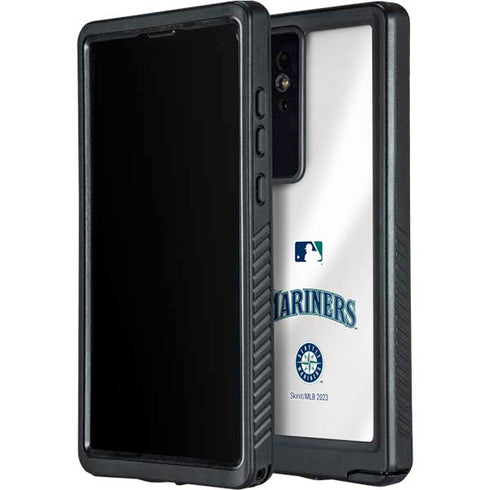 MLB Seattle Mariners Home Jersey Galaxy S24 Ultra Waterproof Case