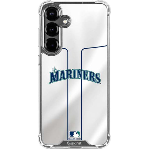 MLB Seattle Mariners Home Jersey Galaxy S26 Clear Case
