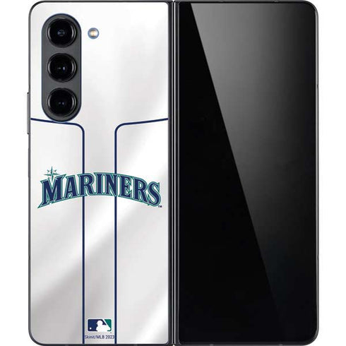 MLB Seattle Mariners Home Jersey Galaxy Z Fold5 5G Skin