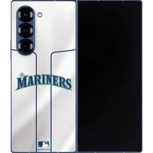 MLB Seattle Mariners Home Jersey Galaxy Z Fold6 Skin