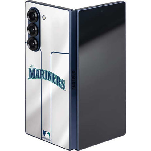 MLB Seattle Mariners Home Jersey Galaxy Z Fold6 Skin