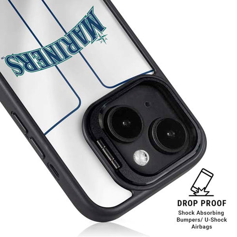 MLB Seattle Mariners Home Jersey iPhone 14 Kickstand Case