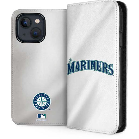 MLB Seattle Mariners Home Jersey iPhone 15 Folio Case