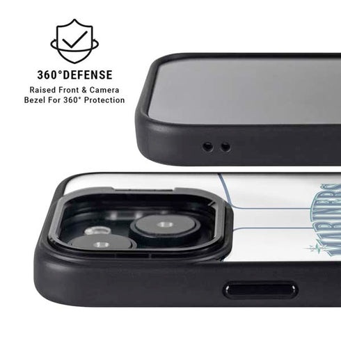 MLB Seattle Mariners Home Jersey iPhone 15 Plus Kickstand Case