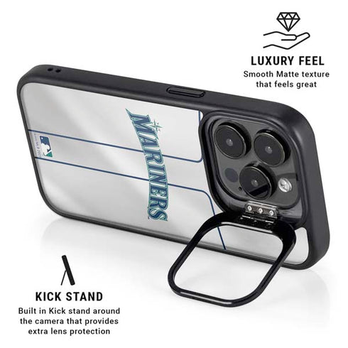 MLB Seattle Mariners Home Jersey iPhone 15 Pro Max Kickstand Case