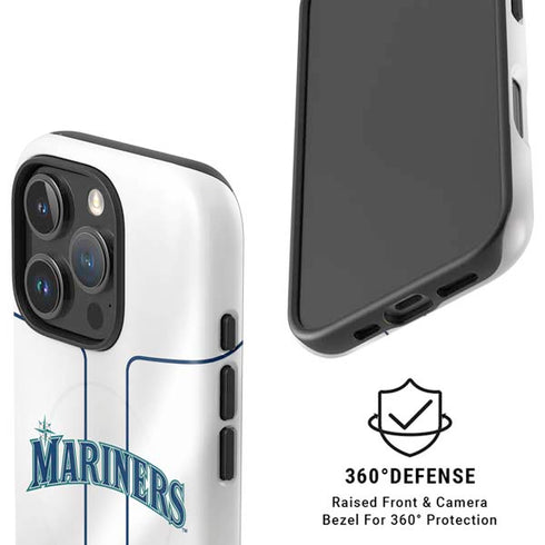 MLB Seattle Mariners Home Jersey iPhone 16 Pro Magsafe Impact Case