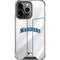 MLB Seattle Mariners Home Jersey iPhone 16 Pro Max Clear Case