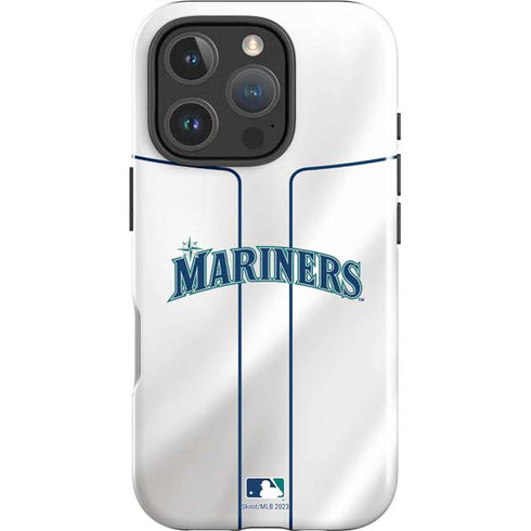 MLB Seattle Mariners Home Jersey iPhone 16 Pro Max Impact Case