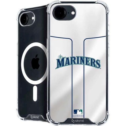MLB Seattle Mariners Home Jersey iPhone 16e MagSafe Case