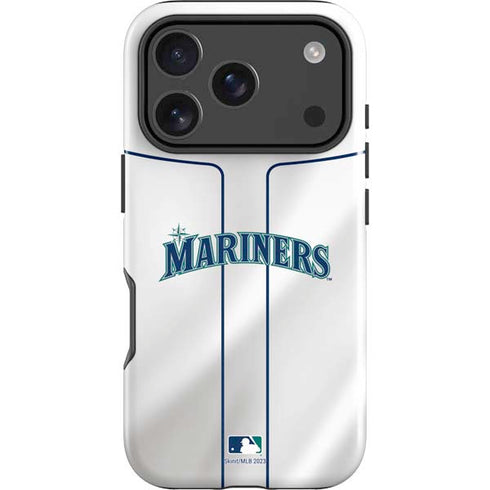 MLB Seattle Mariners Home Jersey iPhone 18 Pro Impact Case