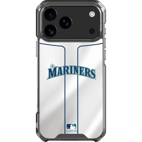 MLB Seattle Mariners Home Jersey iPhone 18 Pro Max Clear Case