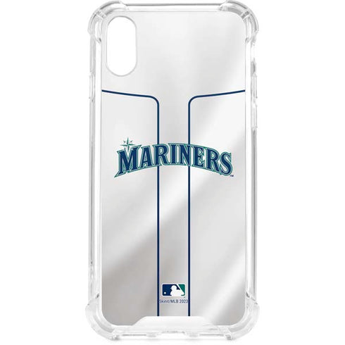 MLB Seattle Mariners Home Jersey iPhone XS Clear Case