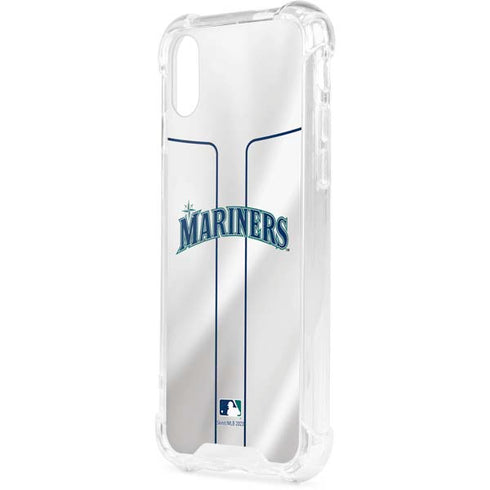 MLB Seattle Mariners Home Jersey iPhone XS Clear Case