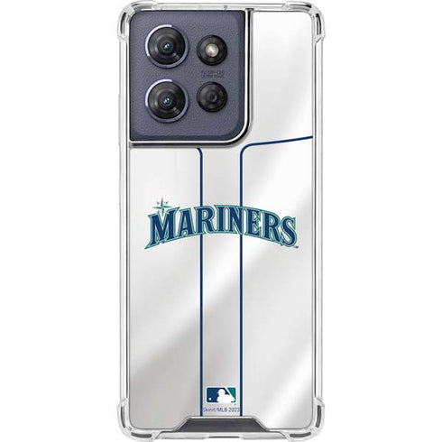 MLB Seattle Mariners Home Jersey Moto G Play 5G (2025) Clear Case