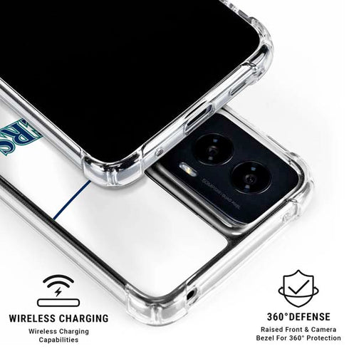 MLB Seattle Mariners Home Jersey Moto G Power 5G (2024) Clear Case