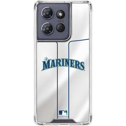 MLB Seattle Mariners Home Jersey Moto G Power 5G (2025) Clear Case
