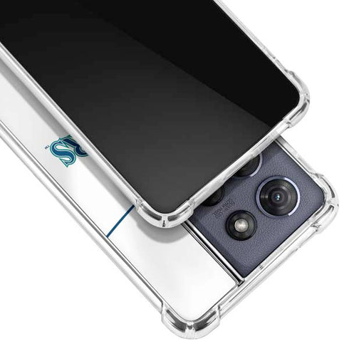 MLB Seattle Mariners Home Jersey Moto G Power 5G (2025) Clear Case