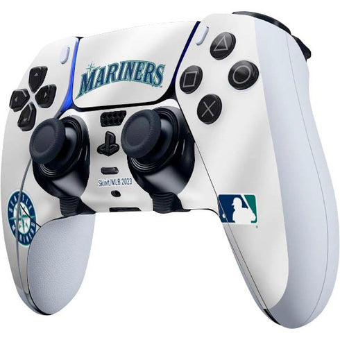 MLB Seattle Mariners Home Jersey PS5 DualSense Edge Pro Controller Skin