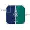 MLB Seattle Mariners Split 85W Power Adapter (15 and 17 inch MacBook Pro Charger) Skin