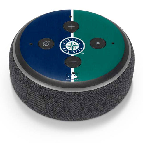 MLB Seattle Mariners Split Amazon Echo Dot Skin