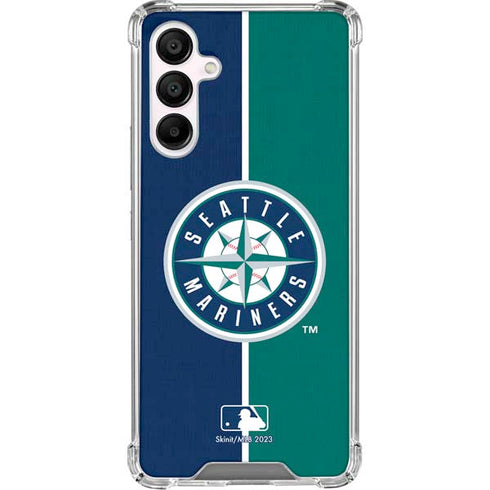 MLB Seattle Mariners Split Galaxy A16 5G Clear Case