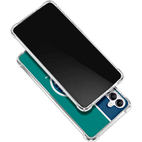 MLB Seattle Mariners Split Galaxy A16 5G Clear Case