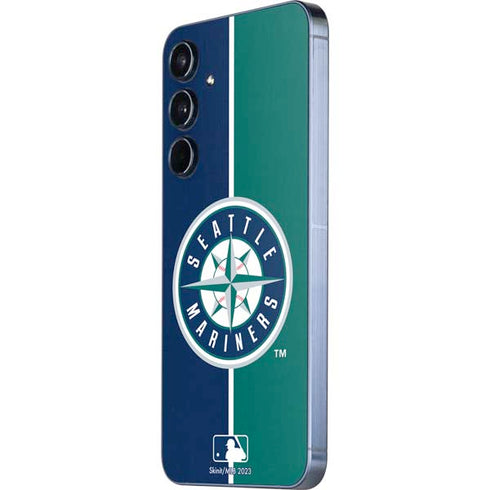 MLB Seattle Mariners Split Galaxy A35 5G Skin