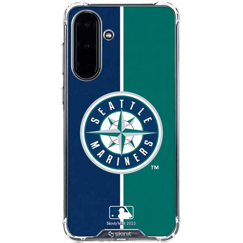 MLB Seattle Mariners Split Galaxy A36 5G Clear Case