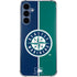 MLB Seattle Mariners Split Galaxy A55 5G Clear Case