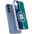 MLB Seattle Mariners Split Galaxy A55 5G Clear Case
