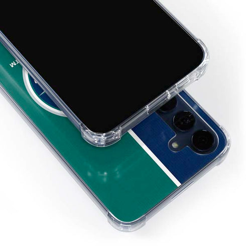 MLB Seattle Mariners Split Galaxy A55 5G Clear Case