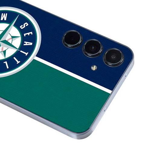 MLB Seattle Mariners Split Galaxy A55 5G Skin