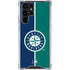 MLB Seattle Mariners Split Galaxy S23 Ultra Clear Case