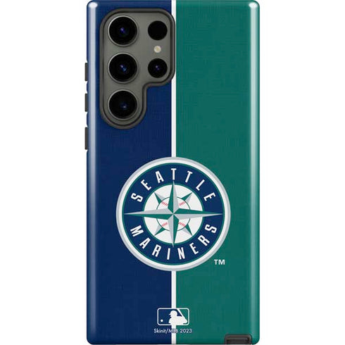 MLB Seattle Mariners Split Galaxy S23 Ultra Pro Case