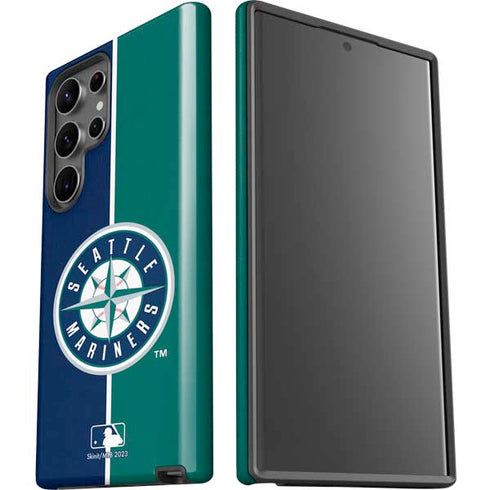 MLB Seattle Mariners Split Galaxy S23 Ultra Pro Case