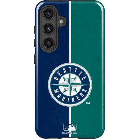 MLB Seattle Mariners Split Galaxy S25 Impact Case