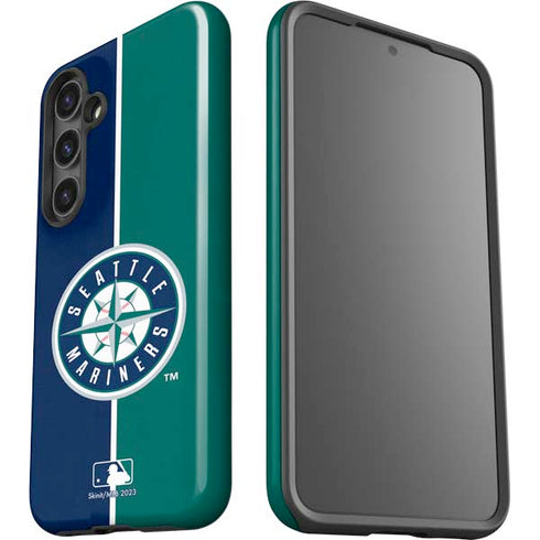 MLB Seattle Mariners Split Galaxy S25 Impact Case