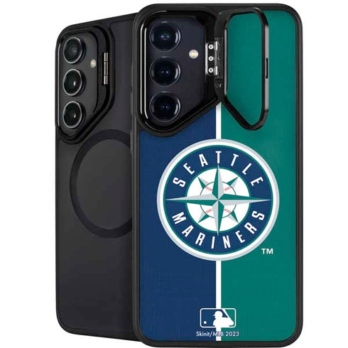 MLB Seattle Mariners Split Galaxy S25 Kickstand Case