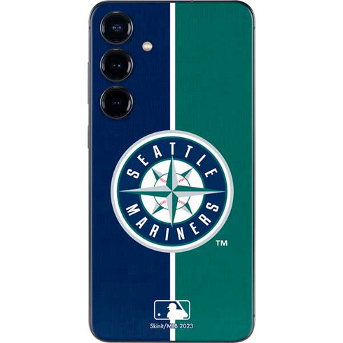MLB Seattle Mariners Split Galaxy S25 Plus Skin